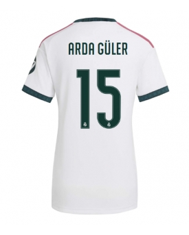 Billige Fotballdrakt Real Madrid Arda Guler #15 Replika Hjemmedrakt Dame 2026-27 Kortermet Billige Fotballdrakt Real Madrid Arda Guler #15 Replika Hjemmedrakt Dame 2026-27 Kortermet